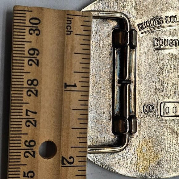 Texas Sesquicentennial 1836-1986 Belt Buckle By RHODES Collectors Society No. 00 - Picture 4 of 6